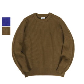 yonetomi(ヨネトミ)EX FINE WOOL RIB KNIT PULLOVER エクストラファインウール 畔編みプルオーバーニット【95-244-016】