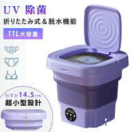 洗濯機 折りたたみ バケツ洗濯機 11L 小型 ミニ ポータブル洗濯機 脱水 一人暮らし 別洗い 3段モード 下…