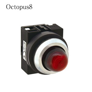 IDEC �A�C�f�b�N APS1QH2DNR �p�C���b�g���C�g �ی` ��25 TWS�V���[�Y LED�ƌ� ���b�h �� AC/DC 100/120V M3.5�˂��[�q IP65 �ی�\�� �[�q�J�o�[�s�v 6�F�Ή�LED�� LSRD���̗p �z���H���팸 ���ۋK�i�F�� ����