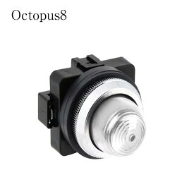 IDEC アイデック APN116DNPW φ30 TWNシリーズ パイロットライト 丸形 LED照光 AC100/110V ピュアホワイト 照光ユニット レンズ交換式 コンパクト設計 制御盤用 表示灯 制御機器 工場設備 電気制御 汎用タイプ IP65 UL認証 EN規格適合