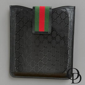 【中古】グッチ GUCCI シュリーライン iPadケース 256575 Sherry Line iPad Case