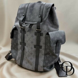 【中古】ルイヴィトン LOUIS VUITTON M45419 クリストファーMM グレー×ブラック Christopher MM Gray × Black