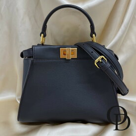 【中古】FENDI フェンディ 8BN244 ピーカブー ダークブラウン Peekaboo Dark Brown