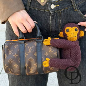 【中古】ルイヴィトン LOUIS VUITTON M80118 キーポルXS LVフレンド モンキー モノグラム Keepall XS LV Friend Monkey Monogram