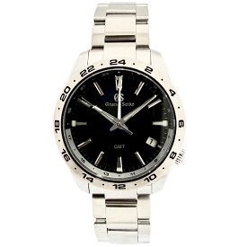 【中古】グランドセイコー Grand Seiko SBGN027 スポーツコレクション GMT 黒 Sport Collection GMT Black Dial