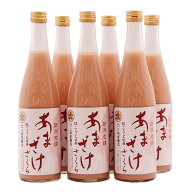 甘酒 桜 740g×6本 花見 米麹 三崎屋醸造 あまざけ ノンアルコール 砂糖不使用 贈り物