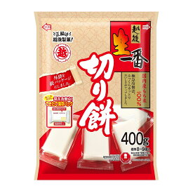 生一番切り餅エコ 400g×12袋（1箱） 越後製菓 国産米100% 本州送料無料