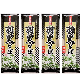 そば 乾麺 山形 無塩 羽黒そば 180g×4袋 そば 山形出羽三山 城北麺工 ポイント消化 メール便 全国送料無料