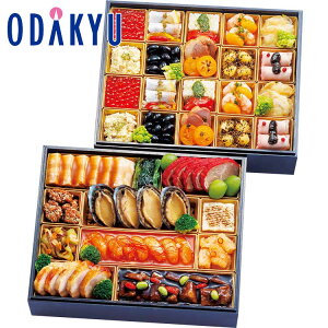 百貨店公式 < ナベノイズム&4000CR > 監修洋中オードブル 2段 2人前 ~ 3人前 おせち 2026 予約 事前予約 期間限定 送料無料 おせち料理 お節 お取り寄せ 有名店 お正月 元旦 年末 年始 高級 家族