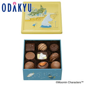 バレンタイン 2026 ［ ムーミン × メリーチョコレート ］ ムーミンとスナフキンの川辺のひととき ナッツ & コーヒーチョコレート ｜指定日届※沖縄・離島へは届不可(VD)
