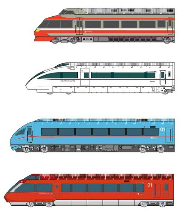 楽天市場 ロマンスカーアクリル定規ｌｓｅ ｖｓｅ ｍｓｅ ｇｓｅ 小田急グッズショップtrains