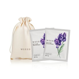 【薬用】WEEED オイルインバス40g×2個セット(80g) ウィード 医薬部外品（入浴剤）巾着袋付き バスタイムを贅沢に weed ウィード うぃーど