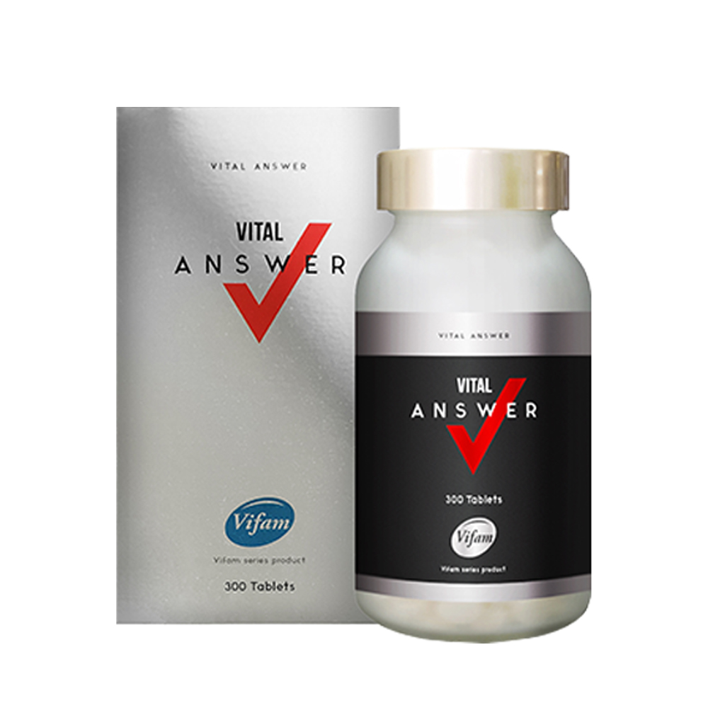 Vifam VITAL ANSWER（バイタルアンサー） 1箱 300粒入り（約30日分） 活力 サプリメント 男性 アルギニン シトルリン オルニチン トリプトファン 亜鉛 ビタミン メンズサプリ 高配合 体力 元気 送料無料