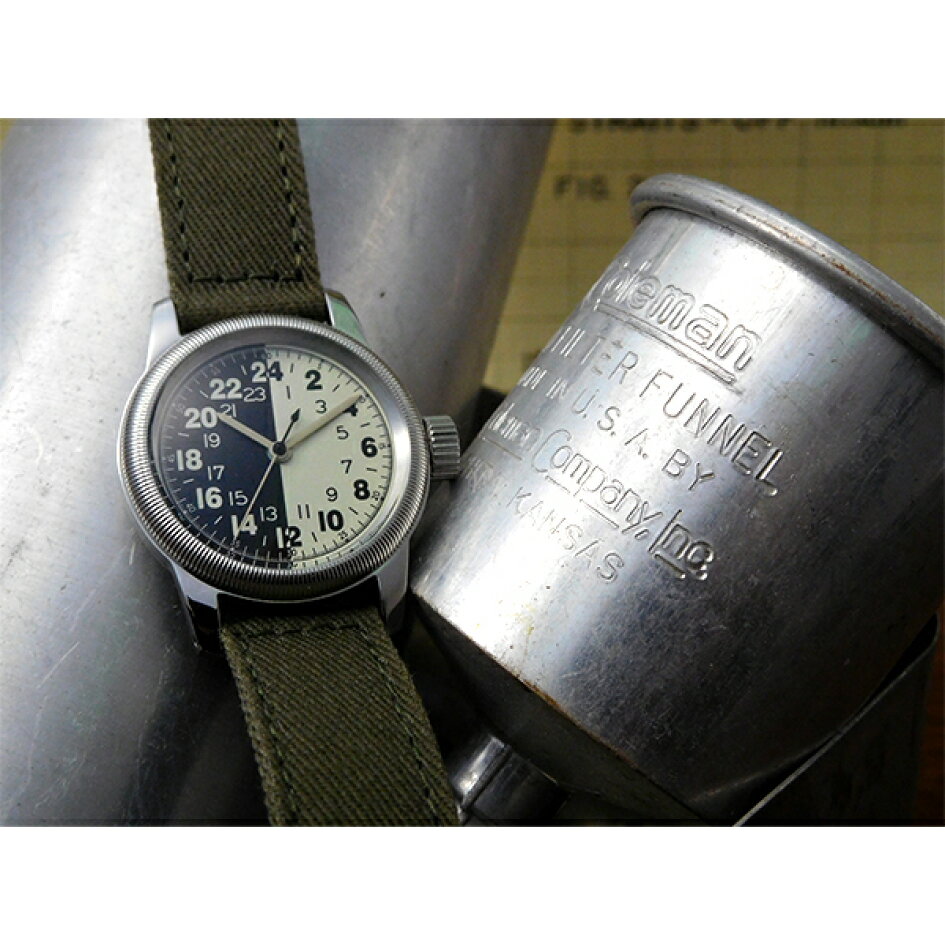 腕時計 レディース 小さい プレゼント 日本製 ブランド ミリタリー ウォッチ 防水 アナログ ペア メンズ アラビア数字 おしゃれ ユニセックス  アーミー 文字盤 個性的 24H時計 エアフォース US Army Air Force A-17A 布ベルト | おでかけセレクト　楽天市場店