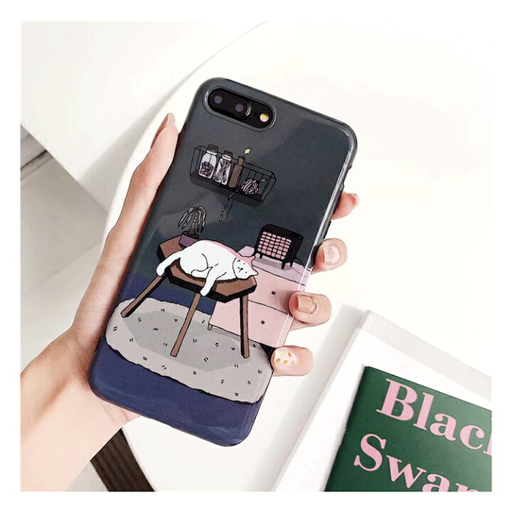 楽天市場 ｸｰﾎﾟﾝで55円off 時 Iphoneケース かわいい Iphone Xr ケース 猫 Iphone Xs X Iphone8 ケース Iphone7ケース キャラクター おしゃれ おもしろ 薄型 絵画 シリコン ソフト ねこ 北欧 ワイヤレス充電対応 動物 Tpu 海外 キャラ アート イラスト インスタ