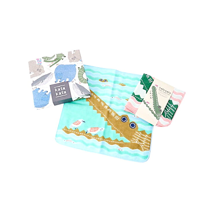 楽天市場 クーポンで50円off 24日時 タオルハンカチ ギフトにも タオル ハンカチ たおるはんかち かわいい ふわふわ ふんわりタオル 動物 どうぶつ ゆる キャラクター ゆるキャラ 箱入り わに ワニ ゆるイラスト プチ ギフト プレゼント N7 おでかけセレクト