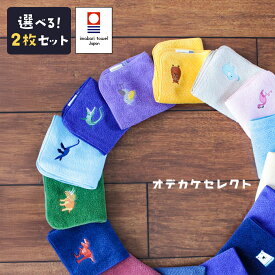 【 お得！選べる2枚セット】今治タオル ハンドタオル セット かわいい 個包装 正方形 綿100 ハンカチ ギフト 今治 おしゃれ ブランド タオルハンカチ ハンカチタオル キッズ ミニタオルハンカチ 保育園 子供 退職 引っ越し お返し 2枚