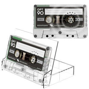 �y���������z opt�I Cassette Speaker �I�v�g90 �J�Z�b�g �X�s�[�J�[ �J�Z�b�g�e�[�v�^ �|�[�^�u���X�s�[�J�[ Bluetooth 5.3 �N���A