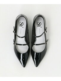 【SALE／50%OFF】＜SY＞ ポインテッド ダブルストラップ フラット15↑ SY UNITED ARROWS オデット エ オディール シューズ・靴 パンプス シルバー ブラウン ブラック ベージュ【RBA_E】【送料無料】[Rakuten Fashion]