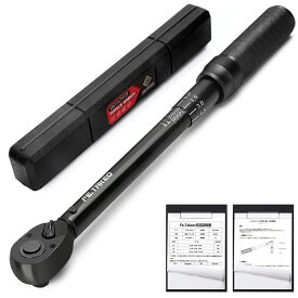 即納！プレセット型 トルクレンチ 12.7mm (1/2インチ) 25-220N・m タイヤ交換 車 工具 専用ハードケース付き セット 正逆回転可能 1/2" タイヤ交換トルクレンチ 公正書付 一年保証 送料無料