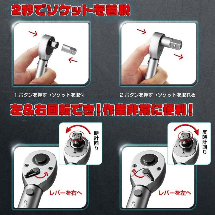 楽天市場】トルクレンチ プレセット型 差込角19mm (3/4インチ) 200 