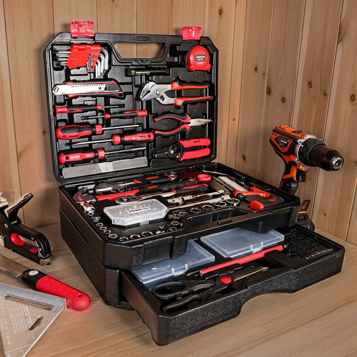 楽天市場】限定【9,980円】 427pcs 工具セット 作業セット 修理道具 