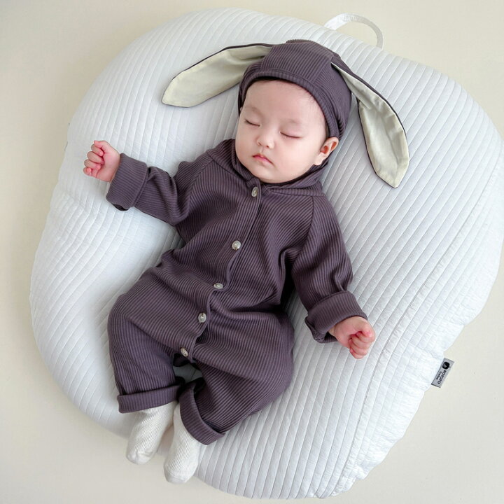 楽天市場】【今だけ10％オフクーポン】赤ちゃん うさぎ ロンパース 