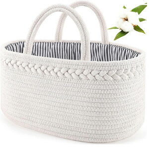 \店内全品10%OFF/おむつストッカー 持ち運び 仕切り 折りたたみ オムツストッカー おむつ収納 多機能 ベビー用品収納 おしゃれ オムツ収納バッグ ベビー 取っ手付き ベビー収納パック 出