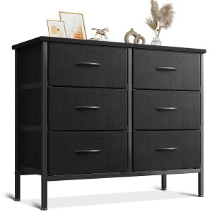 チェスト タンス 収納ケース 布製 木製天板付き 衣類収納 リビング収納 引き出し 衣装ケース 箪笥 転倒防止 安定感 省スペース 簡単組立 3段6杯 幅75×奥行30×高さ64cm