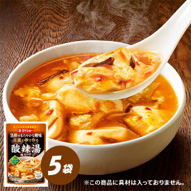 豆腐と卵で作る 酸辣湯用スープ5袋 セット スープ スープの素 ダイショー