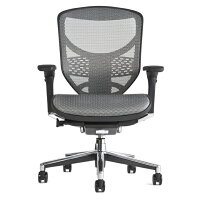 《期間中ポイント10倍!》【完成品】エルゴヒューマンエンジョイ/ランバーサポート付/ヘッドレスト無し【梱包材を無料で処分】【家財便配送】メッシュチェアオフィスチェアENJOY/EGP
