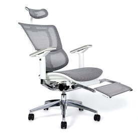 【Ergohuman Fit Ottoman】エルゴヒューマンフィット オットマン内蔵型タイプ／シートカラー：ブラックorホワイトからご選択【完成品／家財便お届けで送料無料】