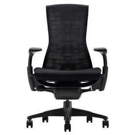 《正規店 メーカー保証対応可 梱包材回収 P5倍》Herman Miller ハーマンミラー エンボディチェア（Embody Chair）【グラファイトカラーベース】【グラファイトカラーフレーム】【シートカラー：ブラック（バランスファブリック）】