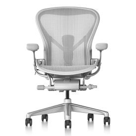 《正規店 メーカー保証対応可 梱包材回収 P5倍》Herman Miller ハーマンミラー アーロンチェア リマスタード A B C サイズ/ミネラルフレーム/サテンアルミニウムベース/ポスチャーフィットSLフル装備/ブレーキングキャスター(DC1)/アームレザーカラー：ダークミネラル