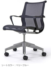 《正規店 メーカー保証対応可 梱包材回収 P5倍》Herman Miller ハーマンミラー セトゥーチェア（Setu）【シルバーアロイベース】【リボンアーム付】【スタンダードハイト】【グラファイトフレーム】【ブレーキングキャスター仕様】