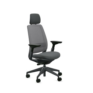 �ySteelcase�z�X�`�[���P�[�X / Series2�i�V���[�Y2�j / 3D�}�C�N���j�b�g�d�l / �A�W���X�^�u���A�[�� / �w�b�h���X�g�L�� / �����o�[�T�|�[�g�t / �u���b�N�t���[�� / ���n�FNewBlack,Licorice�� / �\�t