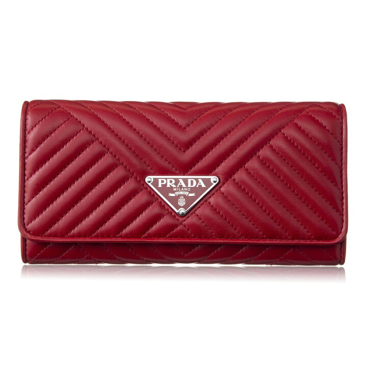楽天市場】プラダ PRADA 財布 長財布 1MH132 2CET F068Z レッド 