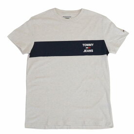トミーヒルフィガー メンズ Tシャツ DM0DM07858P1I ライトグレー TOMMY HILFIGER 半袖 誕生日 プレゼント 【メール便可】
