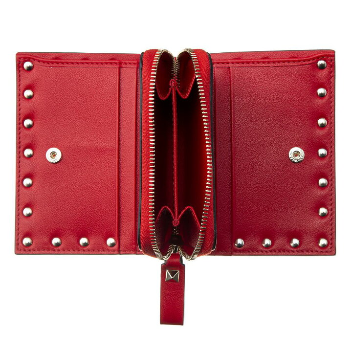 楽天市場】ヴァレンティノ レディース 二つ折り財布 レッド VALENTINO 