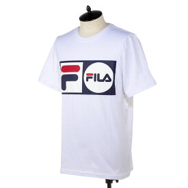 フィラ メンズ Tシャツ FILA LM913788 100 ホワイト 半袖 部屋着 ブランド ルームウェア 誕生日 プレゼント