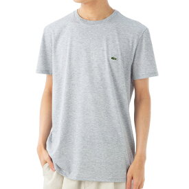 ラコステ メンズ Tシャツ LACOSTE TH6709 CCA グレー 半袖 部屋着 ブランド 誕生日 プレゼント 送料無料