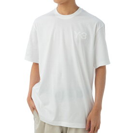 ワイスリー メンズ Tシャツ Y-3 FN3359 ホワイト 半袖 部屋着 ヨウジヤマモト ブランド 誕生日 プレゼント 送料無料