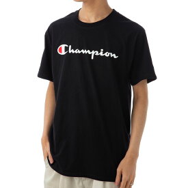 チャンピオン メンズ Tシャツ CHAMPION GT23HY06794 003 ブラック 半袖 部屋着 ブランド 誕生日 プレゼント