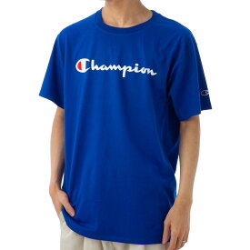 チャンピオン メンズ Tシャツ CHAMPION GT23HY07718 GUX ブルー 半袖 部屋着 ブランド 誕生日 プレゼント