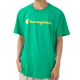 チャンピオン メンズ Tシャツ CHAMPION GT23HY07718 PC0 グリーン 半袖 部屋着 ブランド 誕生日 プレゼント