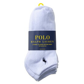 ラルフローレン メンズ ソックス 靴下 RALPH LAUREN 827001PK2 100 ホワイト おしゃれ ブランド 誕生日 プレゼント 20代 30代 40代 50代 60代