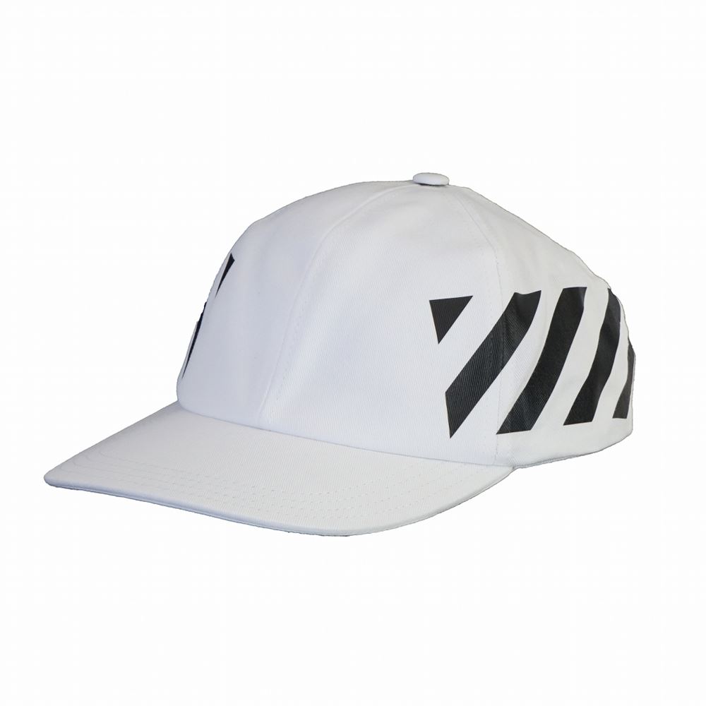 オフホワイト メンズ キャップ OMLB008R204000180110 ホワイト OFF-WHITE 帽子 サイドスラッシュ 大人気  ベースボールキャップ アウトドア 誕生日 プレゼント 新品 送料無料 | インポートブランド オフプライス