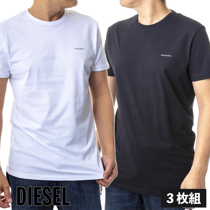 楽天市場】ディーゼル メンズ Tシャツ インナー 3枚組 ホワイト 白 