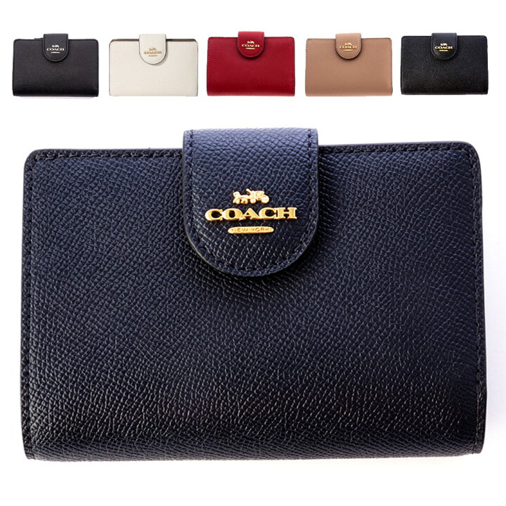 コーチ 二つ折り財布 ブランドオフ COACH レザー 二つ折り財布 レザー 