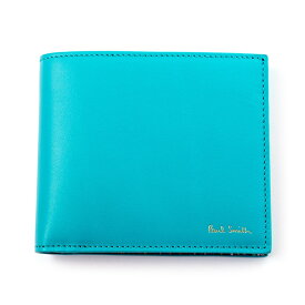 ポールスミス 二つ折り財布 M1A 4833 BMULTI 42-TURQUOISE メンズ PAUL SMITH